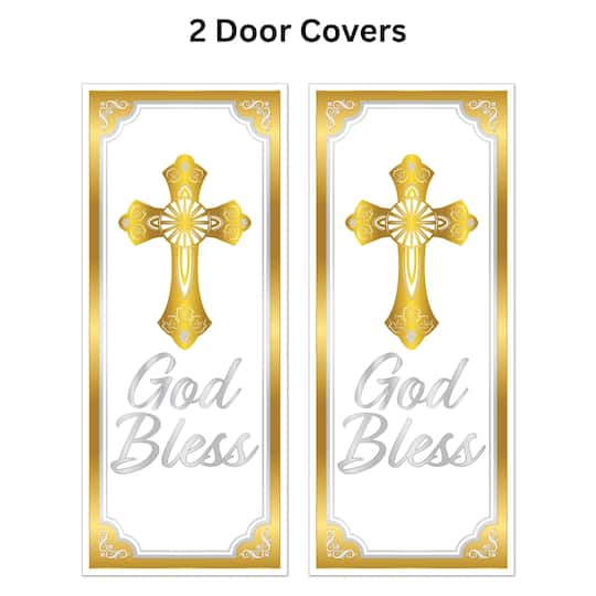 Beistle 6ft. God Bless Door Covers, 2ct.